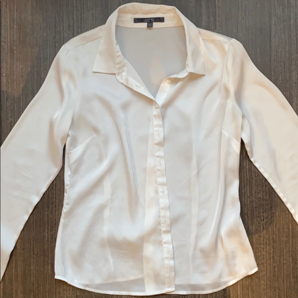 Guess satin button down